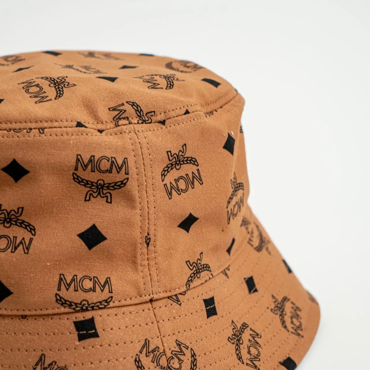 New MCM Burgundy Bucket Hat with Embroidered Logo - Unisex Goorin Bros Cape May Bucket Hat, Unisex – Goorin Bros main image 4