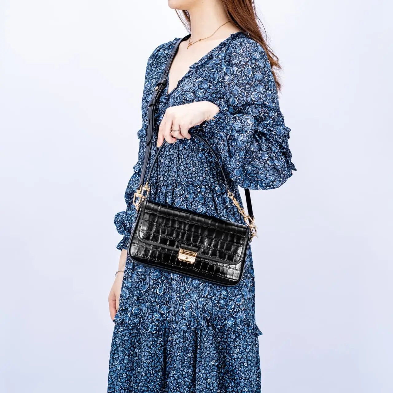 新品 23㎝ US6M MICHAEL KORS スニーカー ブラウン/オレンジ  