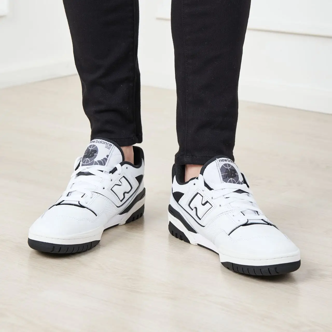 New Balance 550 Oreo Black White Size US Mens multiple sizes New Balance 550 White Black (“oreo”) - Men main image 2