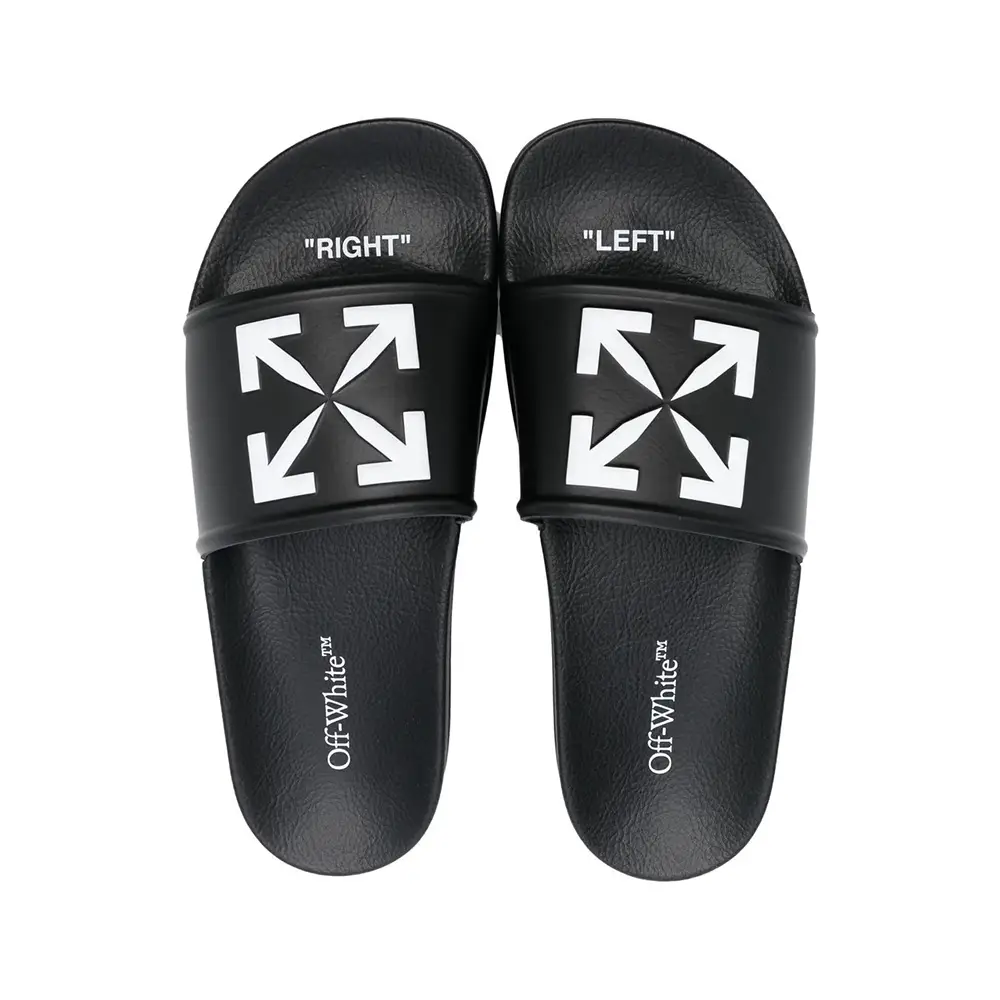 Off-White Logo Arrows Pool Slides Black Men – voilà.id display picture 1