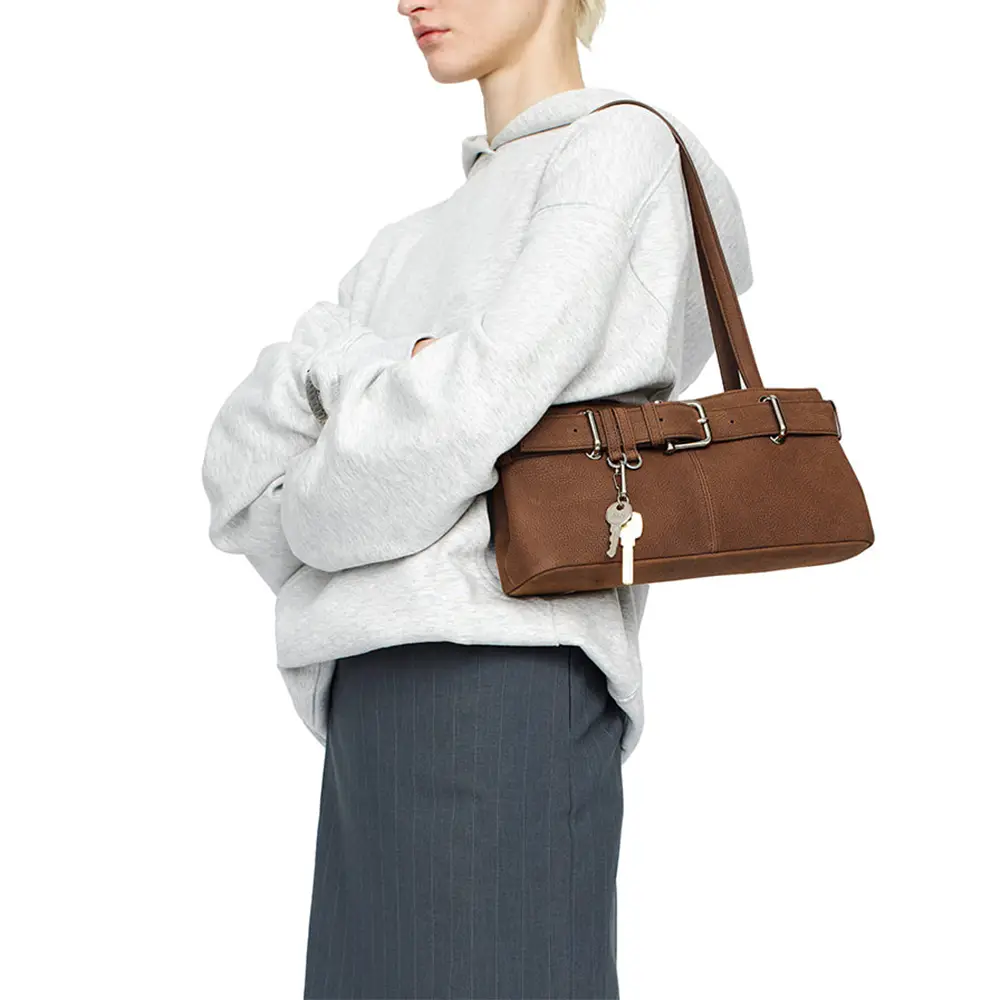 OSOI brocle ショルダーバッグ ダークブラウン OSOI オソイ SHOULDER 