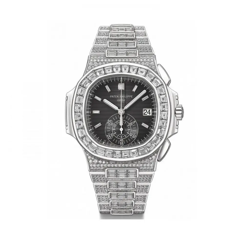 Patek Philippe Nautilus 40 5980/1400G Chronograph Black Diamond
