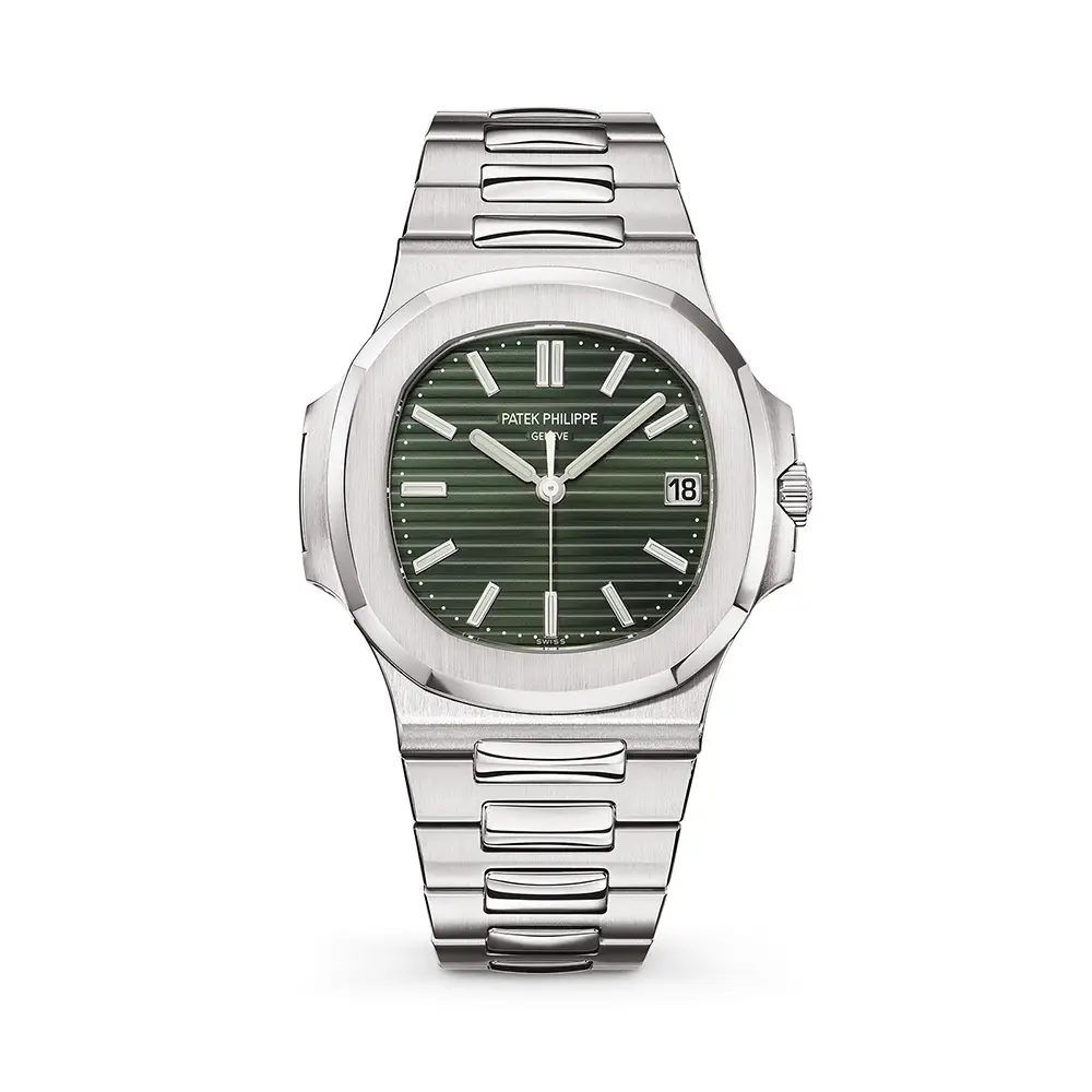Patek Philippe Nautilus 40 5711/1A Self Winding Green Dial Steel
