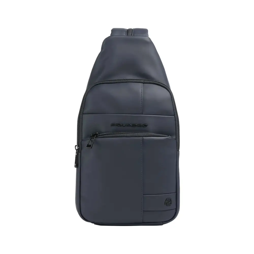 Piquadro Sac de Poitrine Personnalisable Chest Bag Black –