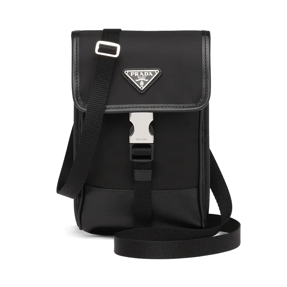 Re-nylon Saffiano Smartphone Case Black