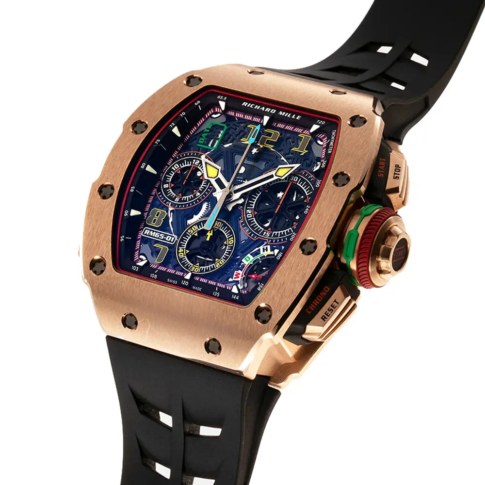 Richard Mille Automatic Winding 44 RM 65-01 RG/TI Split-seconds