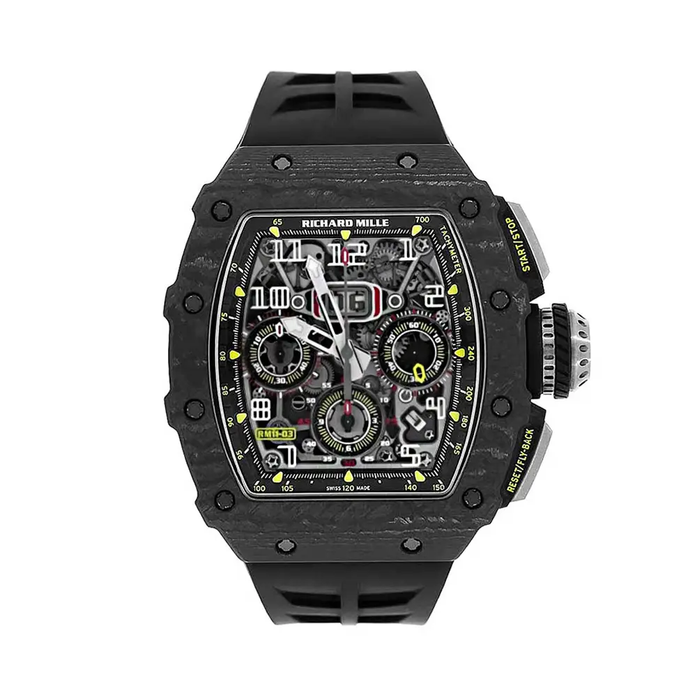 Automatic Flyback 44 RM11-03 Chronograph Black Rubber