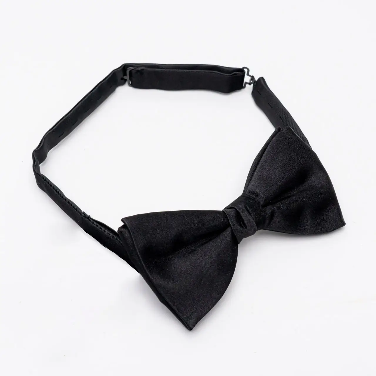 Saint Laurent Yves Silk Satin Bow Tie Black – voilà.id