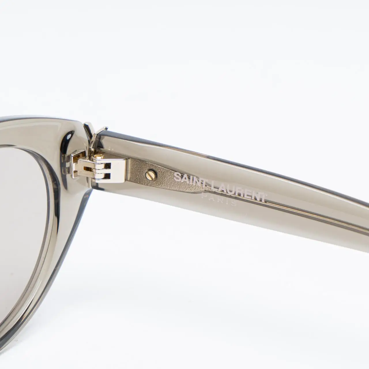 ?️ New Saint Laurent SL M148 004 Sunglasses - Transparent Taupe Frame Saint Laurent SL 347 004 Transparent Brown Eyeglasses  main image 3