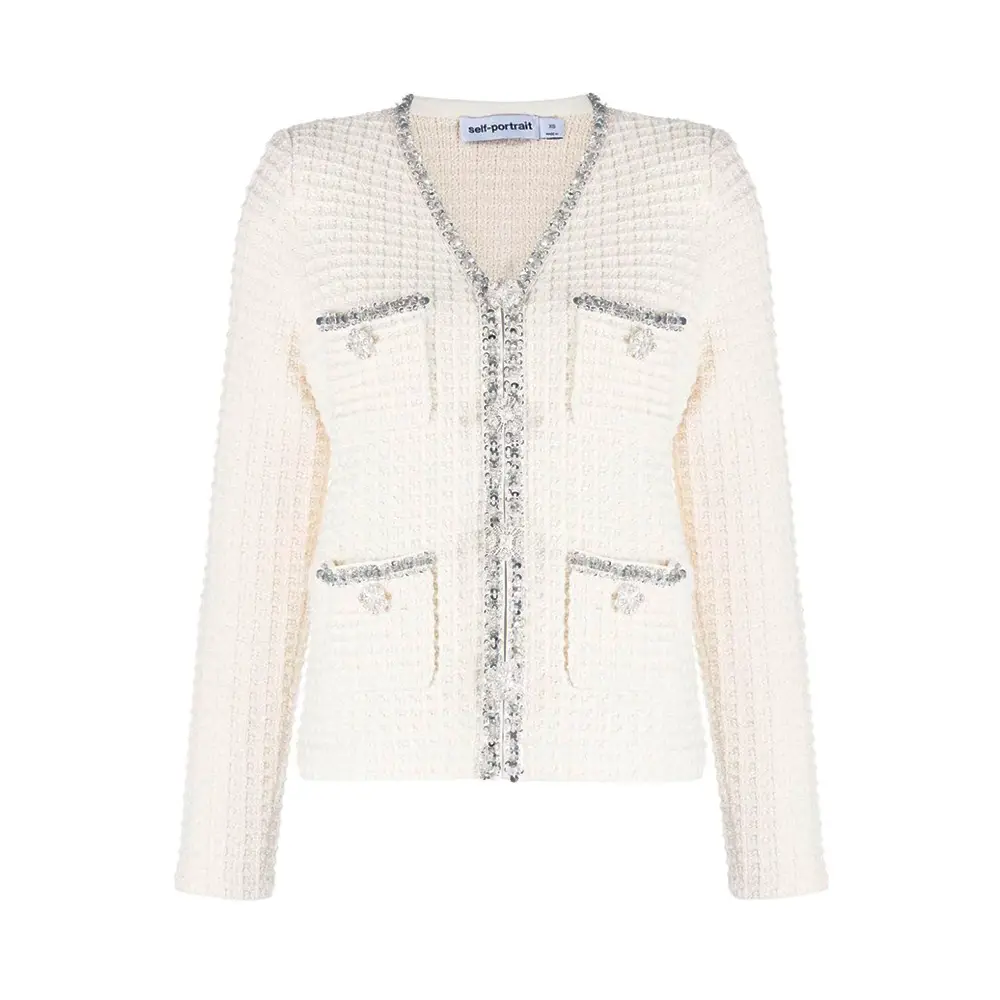 Self-Portrait｜JACKETS (CREAM CORD LACE JACKET (RS24172J images