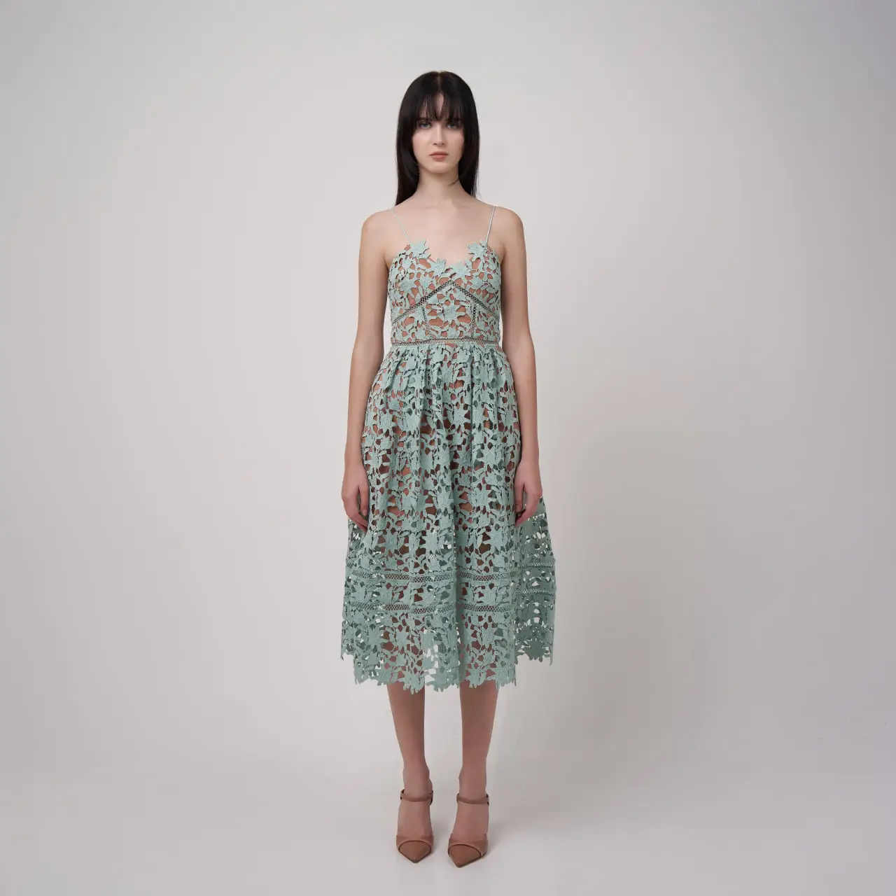 self portrait azaelea dress mint green A-Line Off Shoulder Tulle Green Short Prom Dress, Green Homecoming Dre –  dresstby main image 0