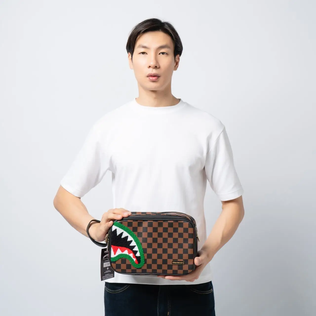 Lenticular Pochette Shark Sprayground Sharks In Paris Lenticular