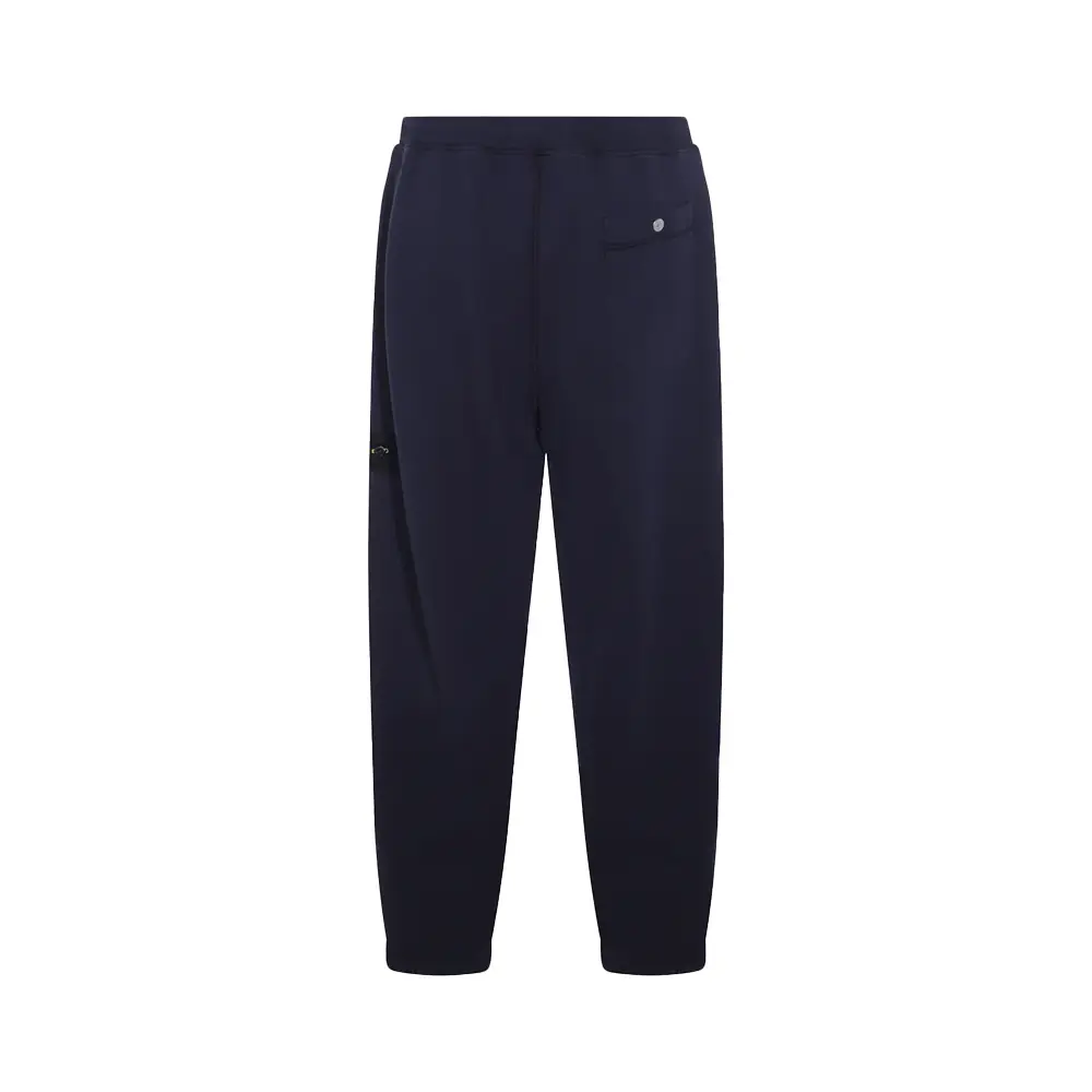Stone Island 6200003 Brushed Organic Cotton Fleece Pants Navy