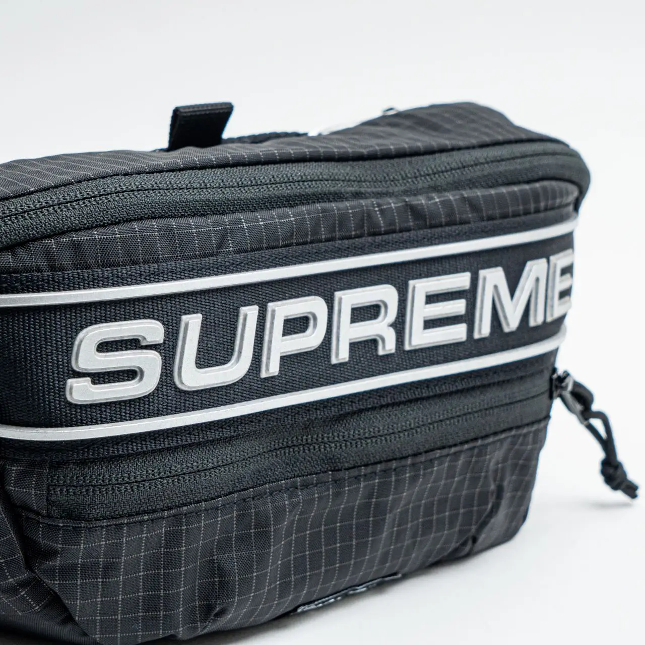 Supreme FW23 Waistbag Embroidered Black – voilà.id