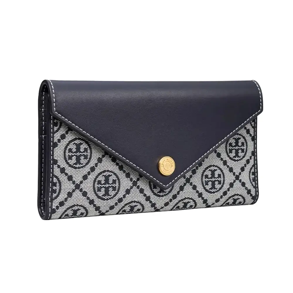 Tory Burch T Monogram Envelope Wallet Navy – voilà.id display picture 1