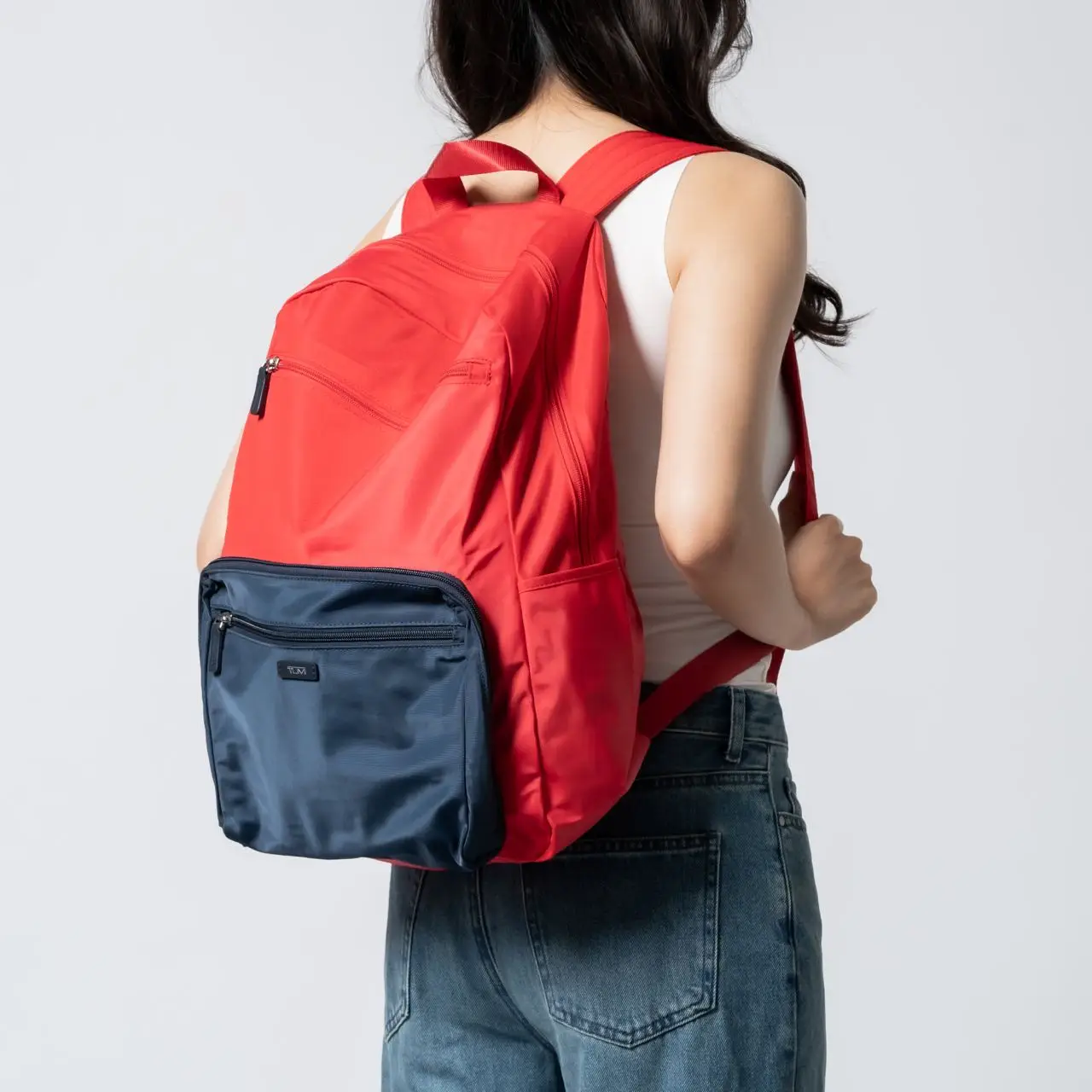 Tumi Packable Backpack TUMI Black/Floral Packable Backpack – Second Serve Resale main image 2