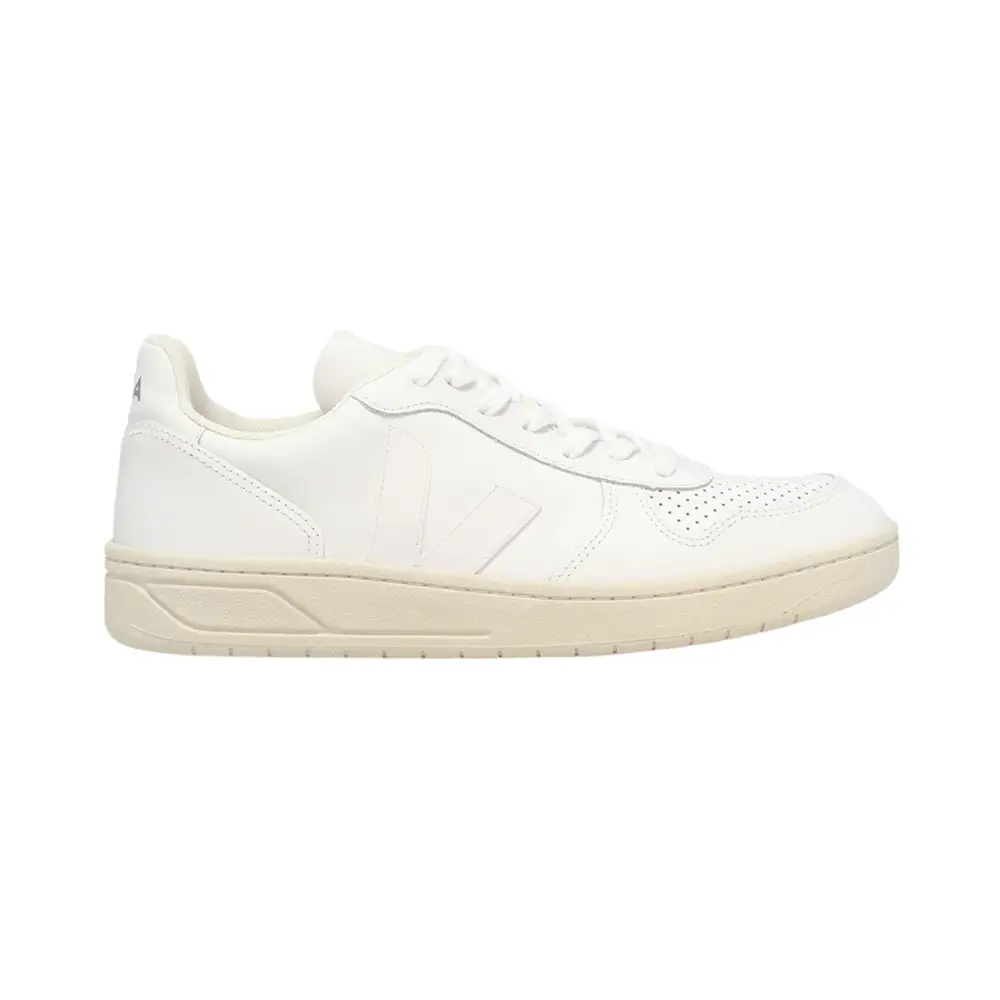 Veja V-10 Leather Sneakers All White Women –