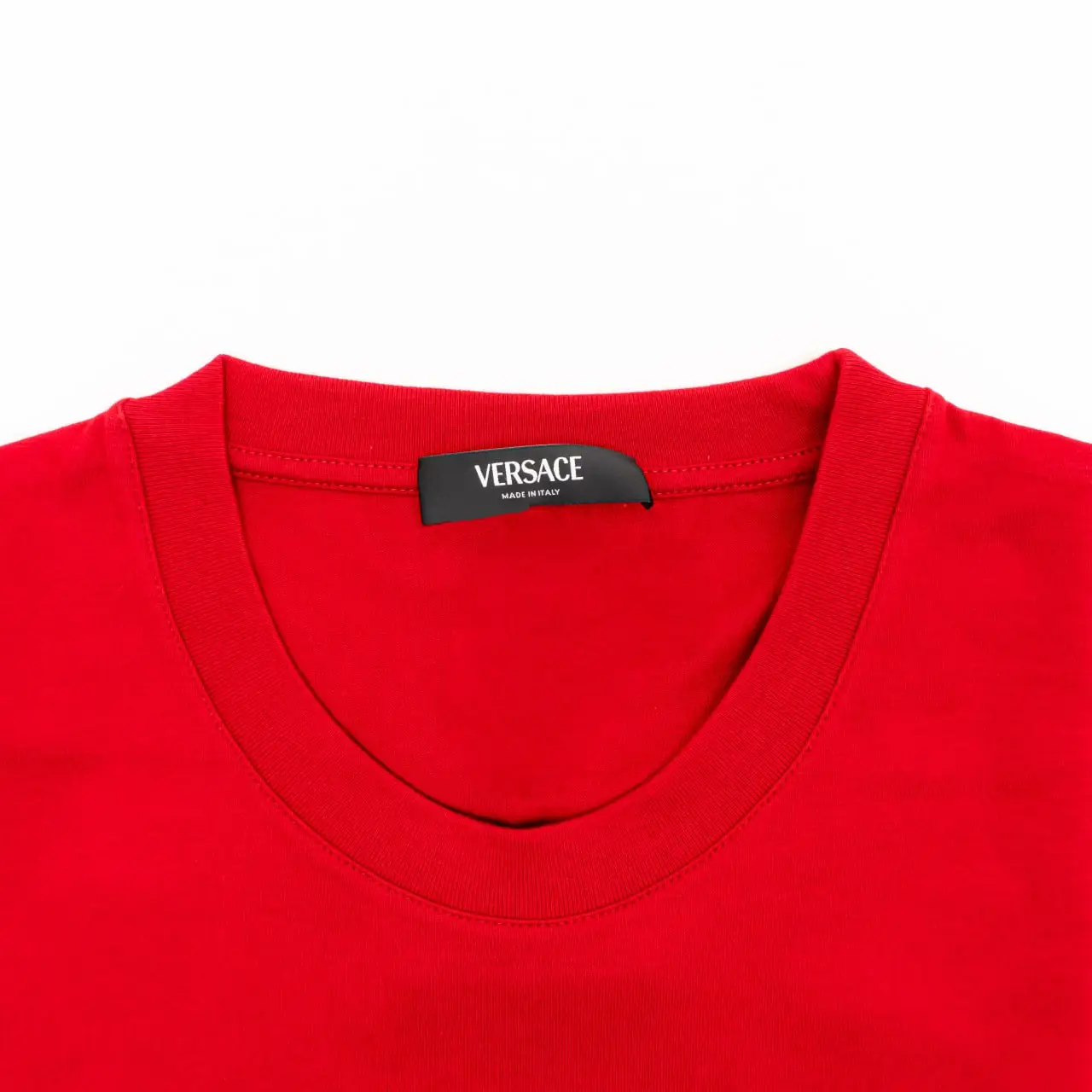 VERSACE ロゴTシャツ 赤 Mサイズ