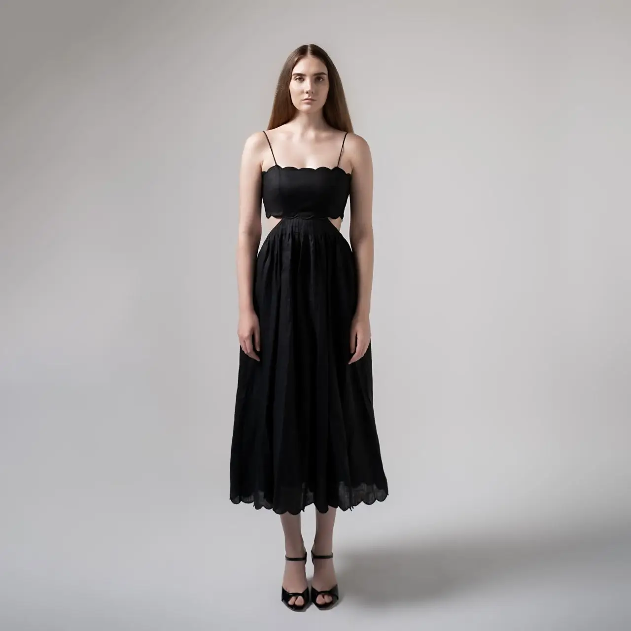 chinese dress ladies Jude Buttoned Mini Dress