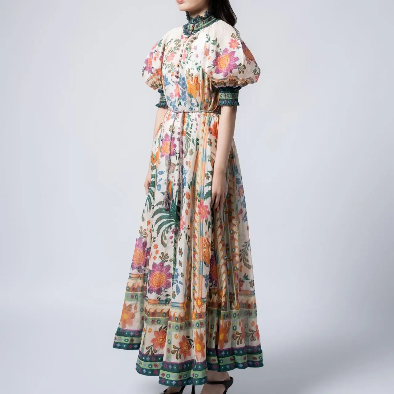 royal blue maxi dress long sleeve Women's Long Sleeve Silky Blue Maxi Dress with Silvery Details