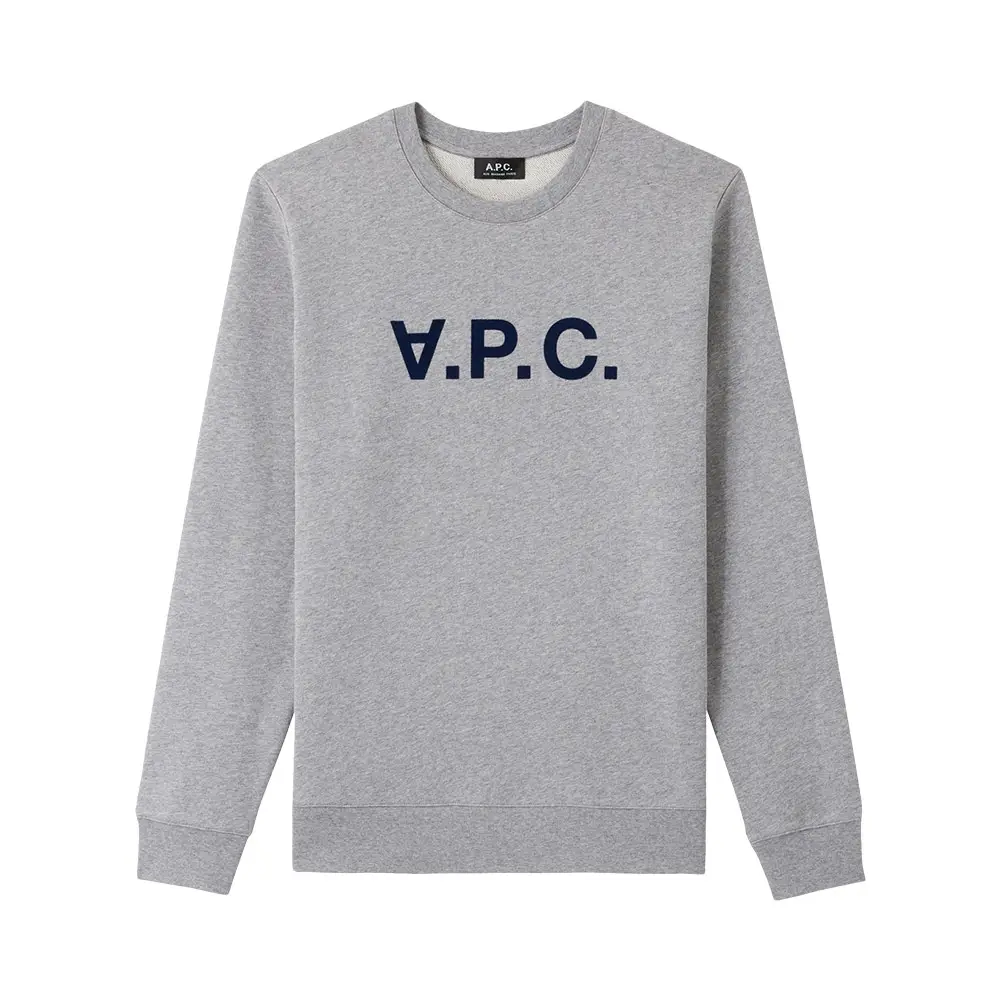 その他 A.P.C. FW23 SWEATSHIRT WITH LOGO (COEIPF27827_PLB) A.P.C. embroidered-logo Sweatshirt | Blue | FARFETCH
