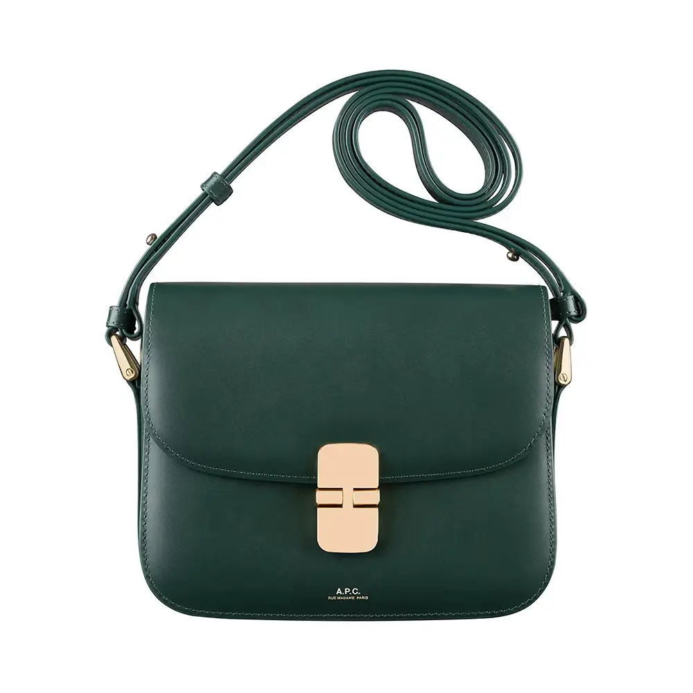 ★A.P.C.★ Small Grace Crossbody Clay Green PXBMWF61413KBC P Grace Small bag | A.P.C.