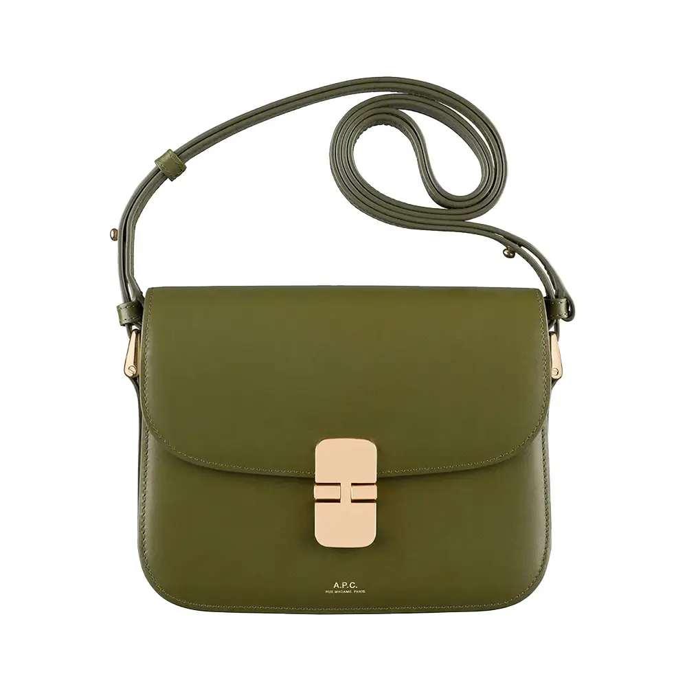 A.P.C Grace Small Shoulder Bag Hazelnut Brown – voilà.id A.P.C Grace Small Shoulder Bag Hazelnut Brown – voilà.id