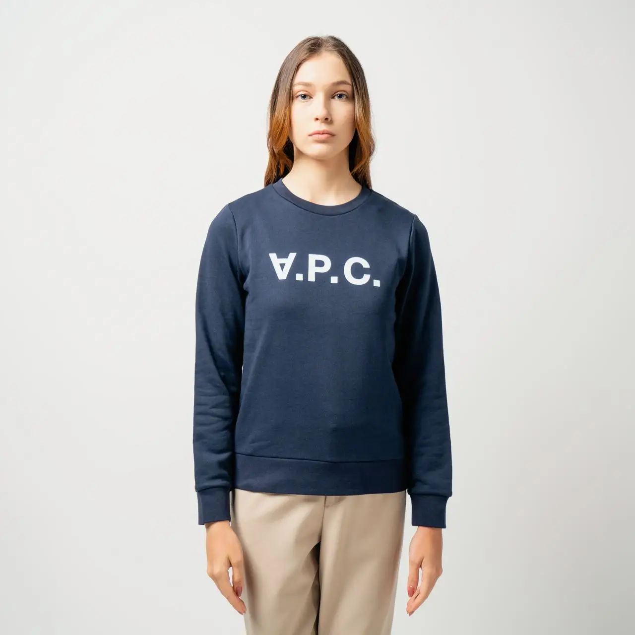 Apc navy sweatshirt hotsell