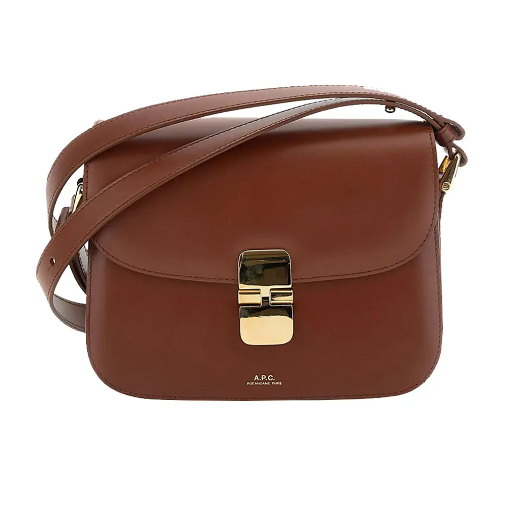 ★A.P.C.★ Small Grace Crossbody Bag Hazelnut PXBMWF61413CAD MUSINSA | A.P.C. Small Grace Crossback - Brown / PXBMWF61413CAD