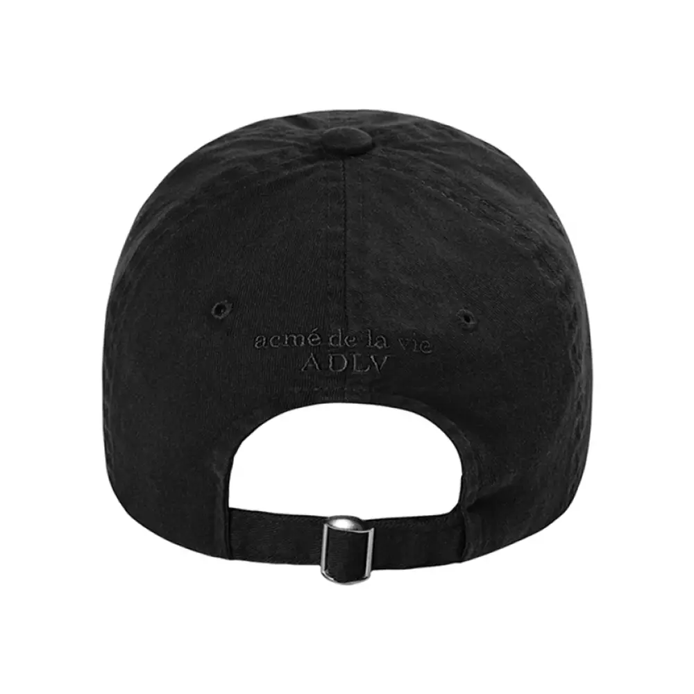 acmé de la vie Logo Emblem Tone Ball Cap Black – voilà.id