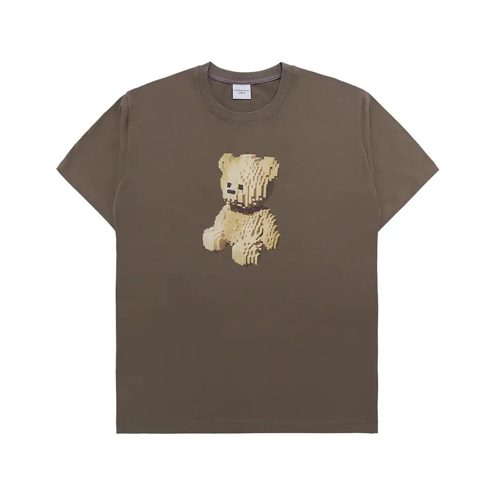 Tシャツ・カットソー ACME DE LA VIE BLOCK BEAR SHORT SLEEVE T-SHIRT acmé de la vie ADLV BLOCK BEAR SHORT SLEEVE T-SHIRT BLACK