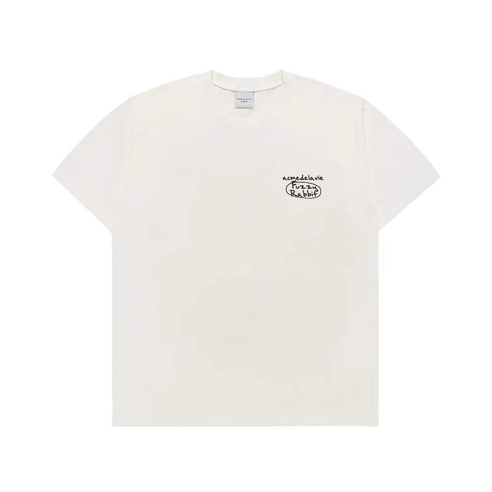 buddix logo LS T-Shirt white sizeM