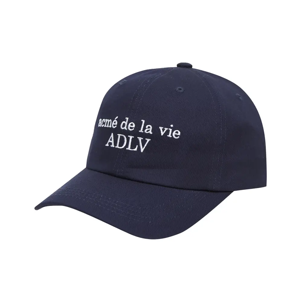 ★関税込★ACME DE LA VIE★ADLV CIRCLE WAPPEN BALL CAP★ 3product-ADLV-19SS-BCMCBL-NVY-