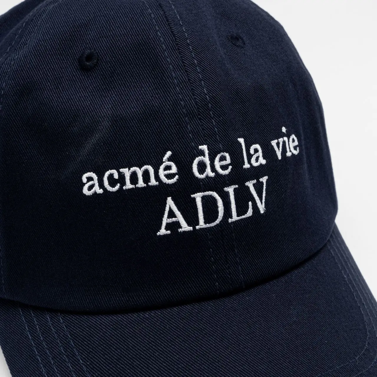 キャップ acme de la vie ADLV BASIC BALL CAP NAVY ADLV-19FW-BCMCBL-NVY acmé de la vie Basic Ball Cap Navy – voilà.id