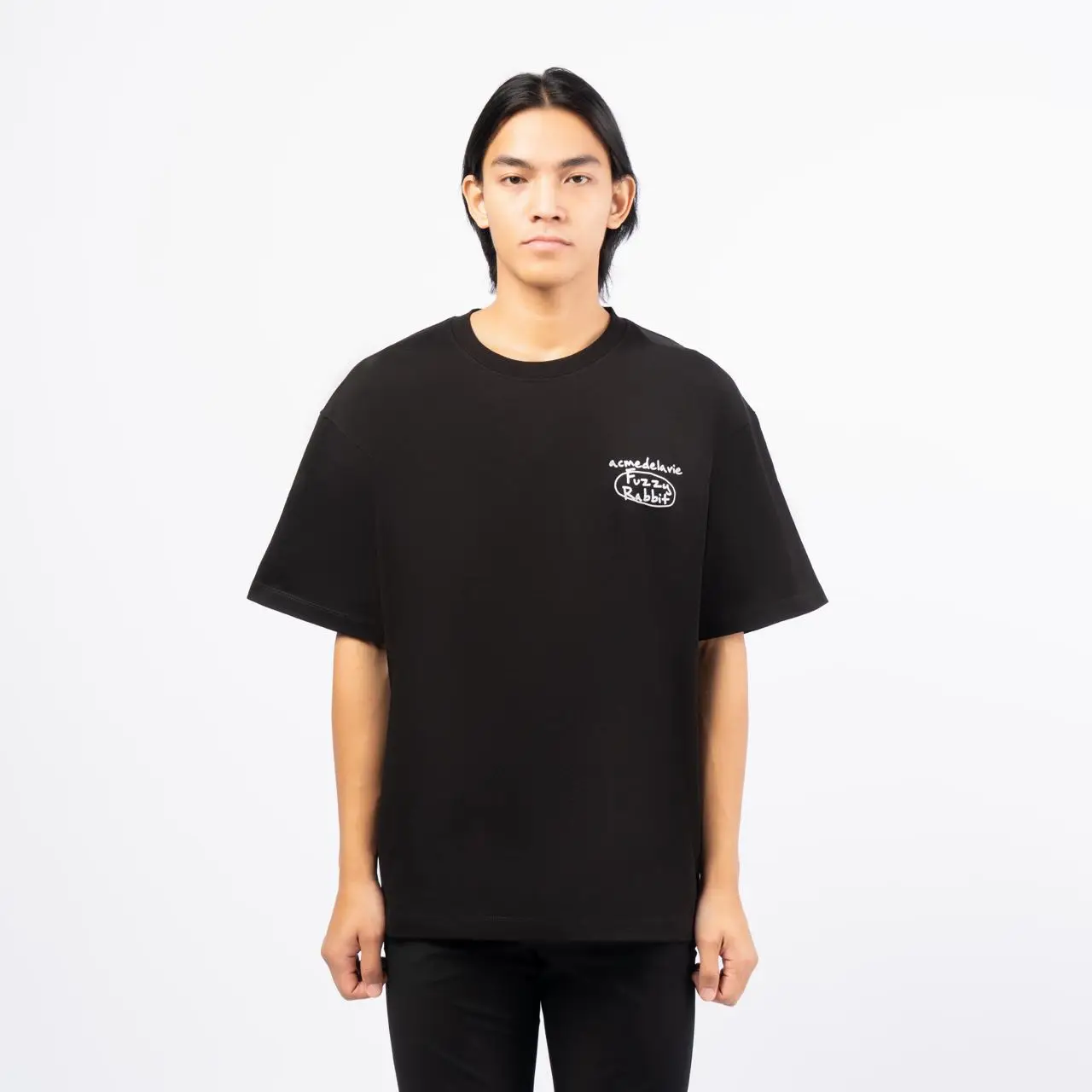 Tシャツ・カットソー ACME DE LA VIE FUZZY FONT RABBIT SHORT SLEEVE T-SHIR 4BUK061 acme de la vie