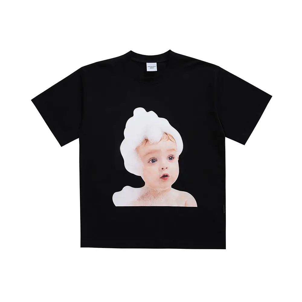 acmé de la vie Baby Face Cap Boy Donut T-Shirt Black – voilà.id