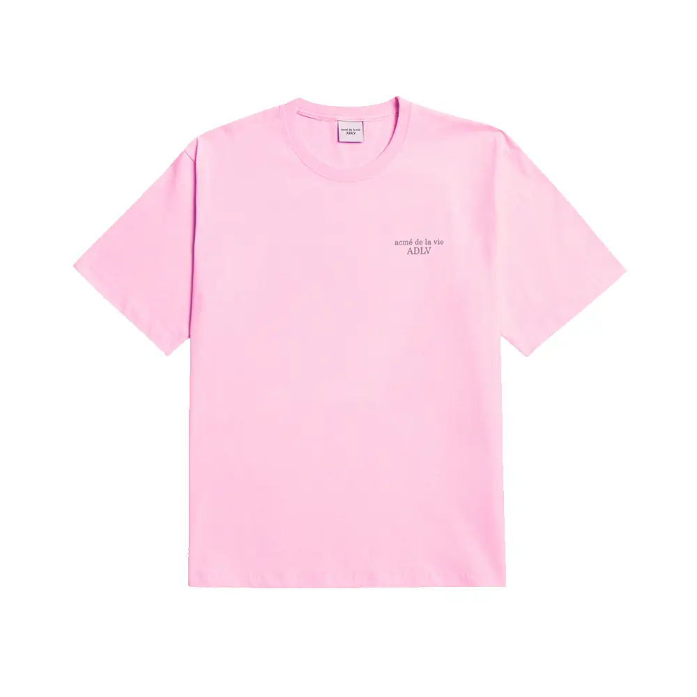 acmé de la vie Basic Logo Season2 T-Shirt Pink – voilà.id