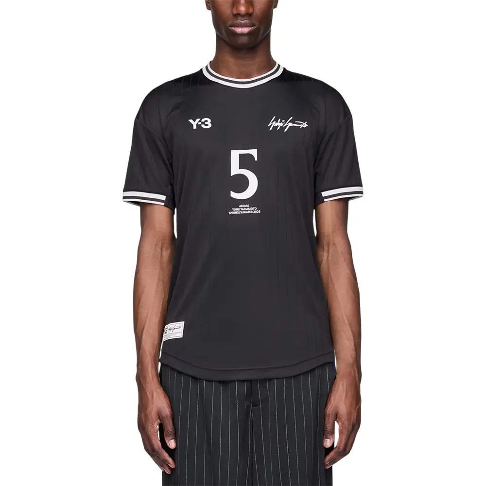 Y-3 Jude Bellingham Soccer Short Sleeve Jersey Black – voilà.id