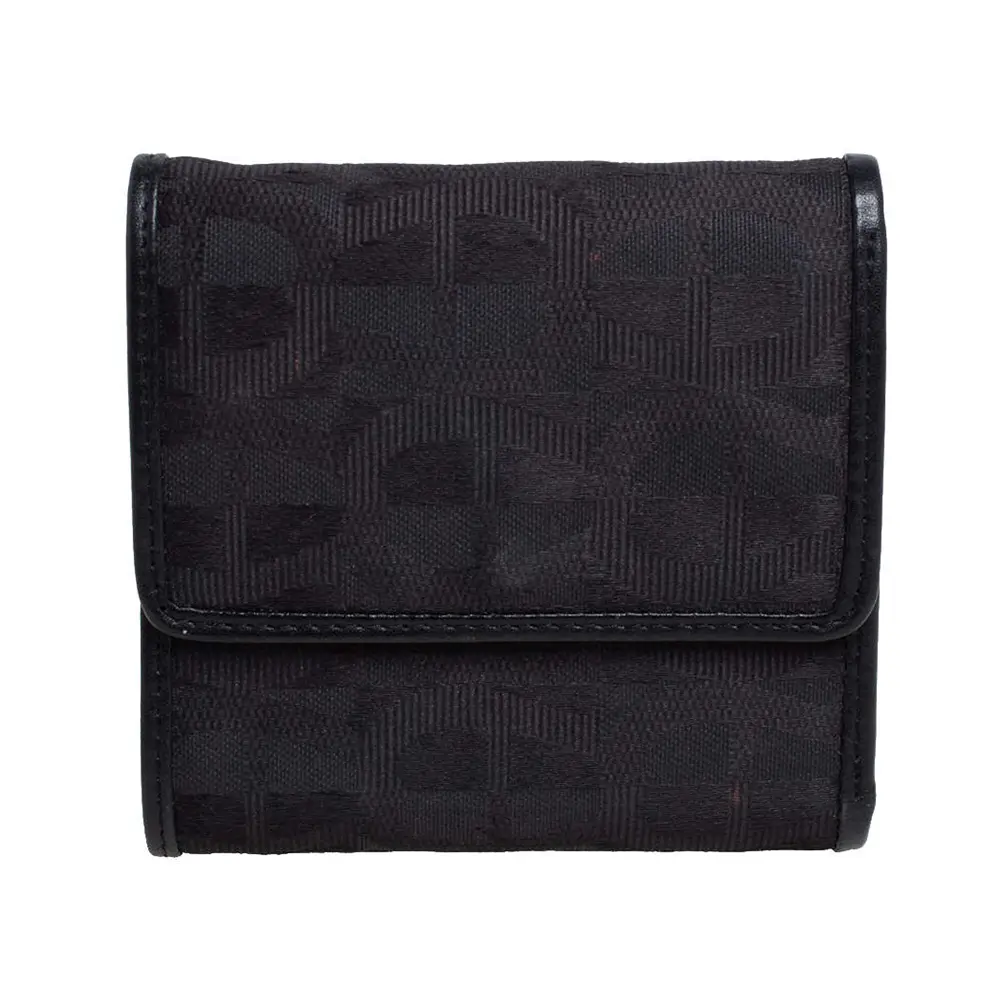 Tory Burch Emerson Slim Envelope Wallet Leather Saffiano Black