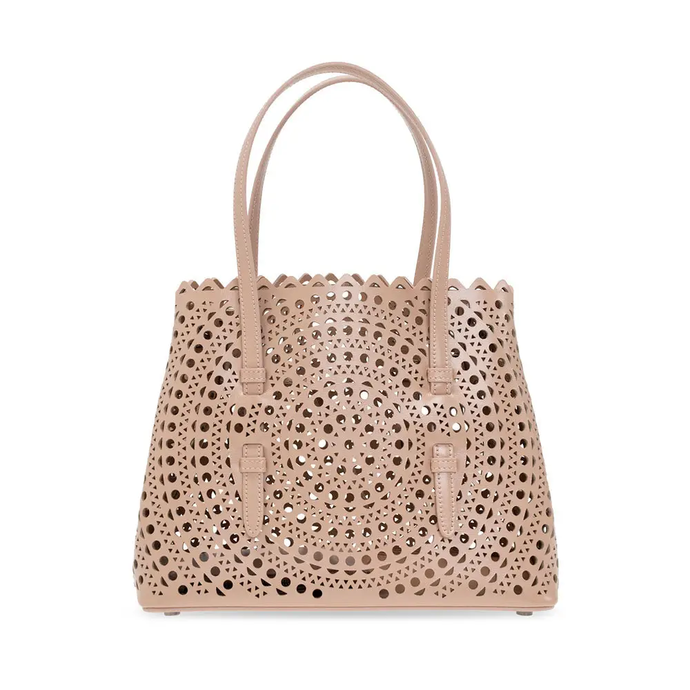 Alaia Mina 25 Nouvelle Vienna Tote Bag Blue – voilà.id
