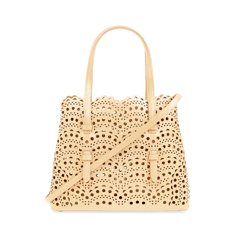 ALAIA☆24SS MINA 25 パンチング トートバッグ SABLE ALAIA☆24SS MINA 25 パンチング トートバッグ SABLE (ALAIA