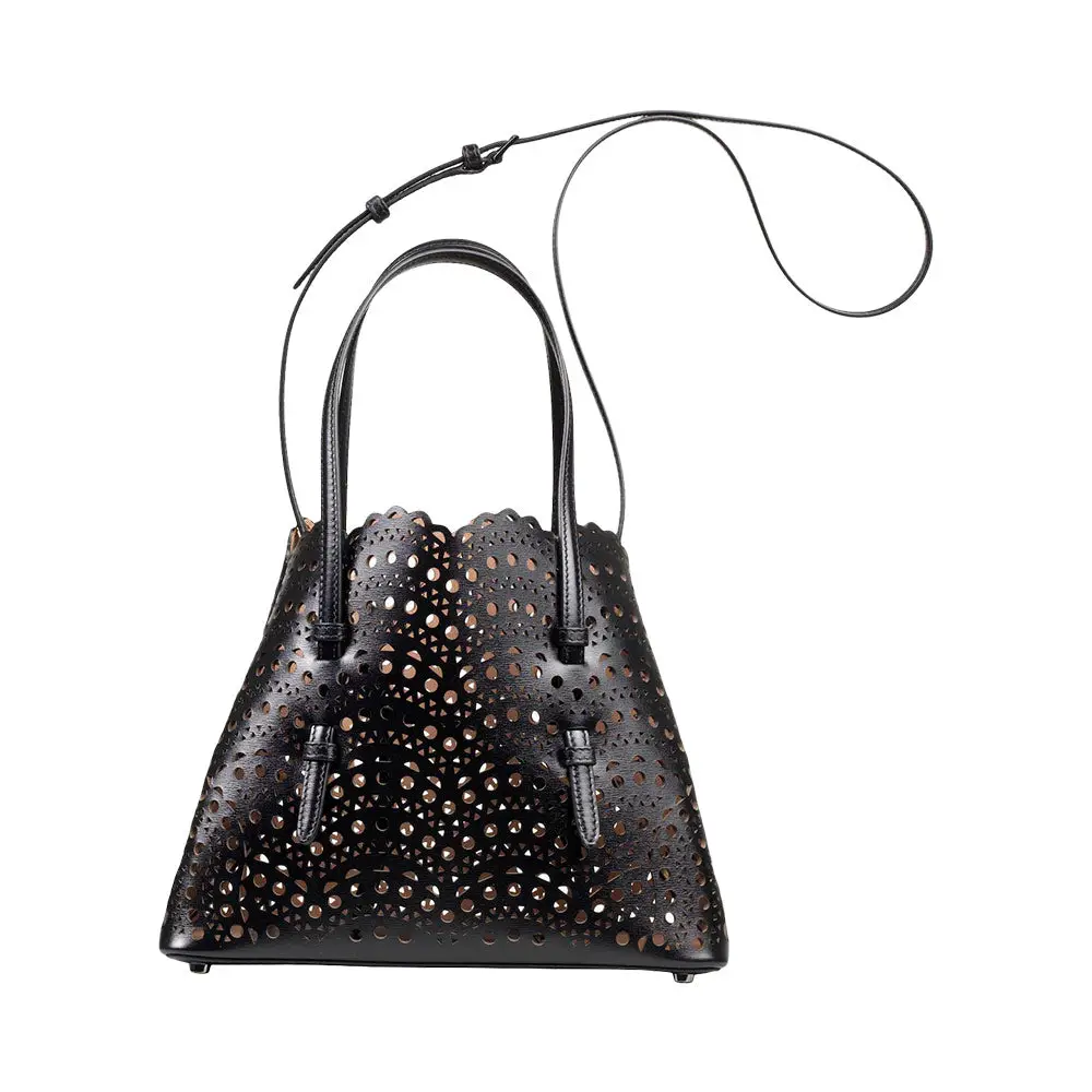 Alaïa Mina 25 Tote Bag Black – voilà.id