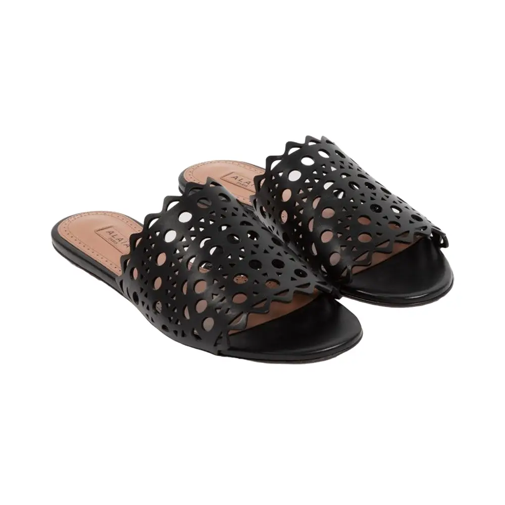 Alaia laser cut sandals outlet