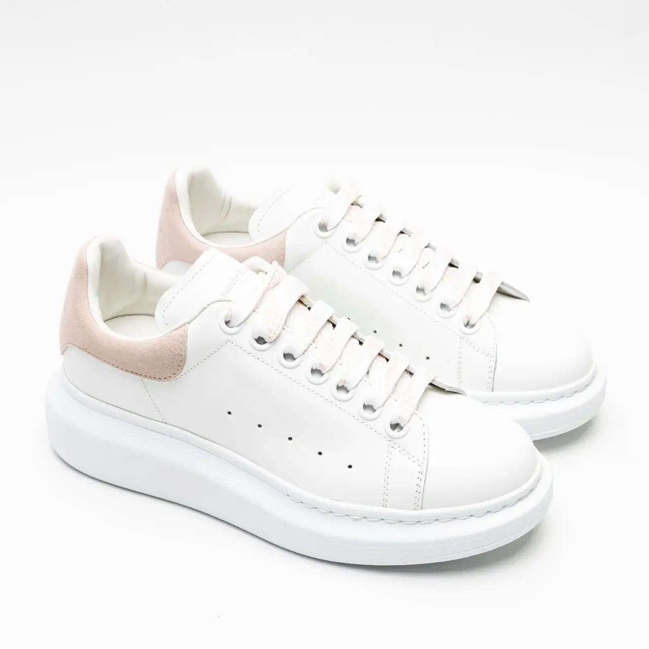 Alexander McQueen Oversized Low Top Sneakers Calf and Suede Alexander McQueen Oversized Low Top Sneakers Calf and Suede