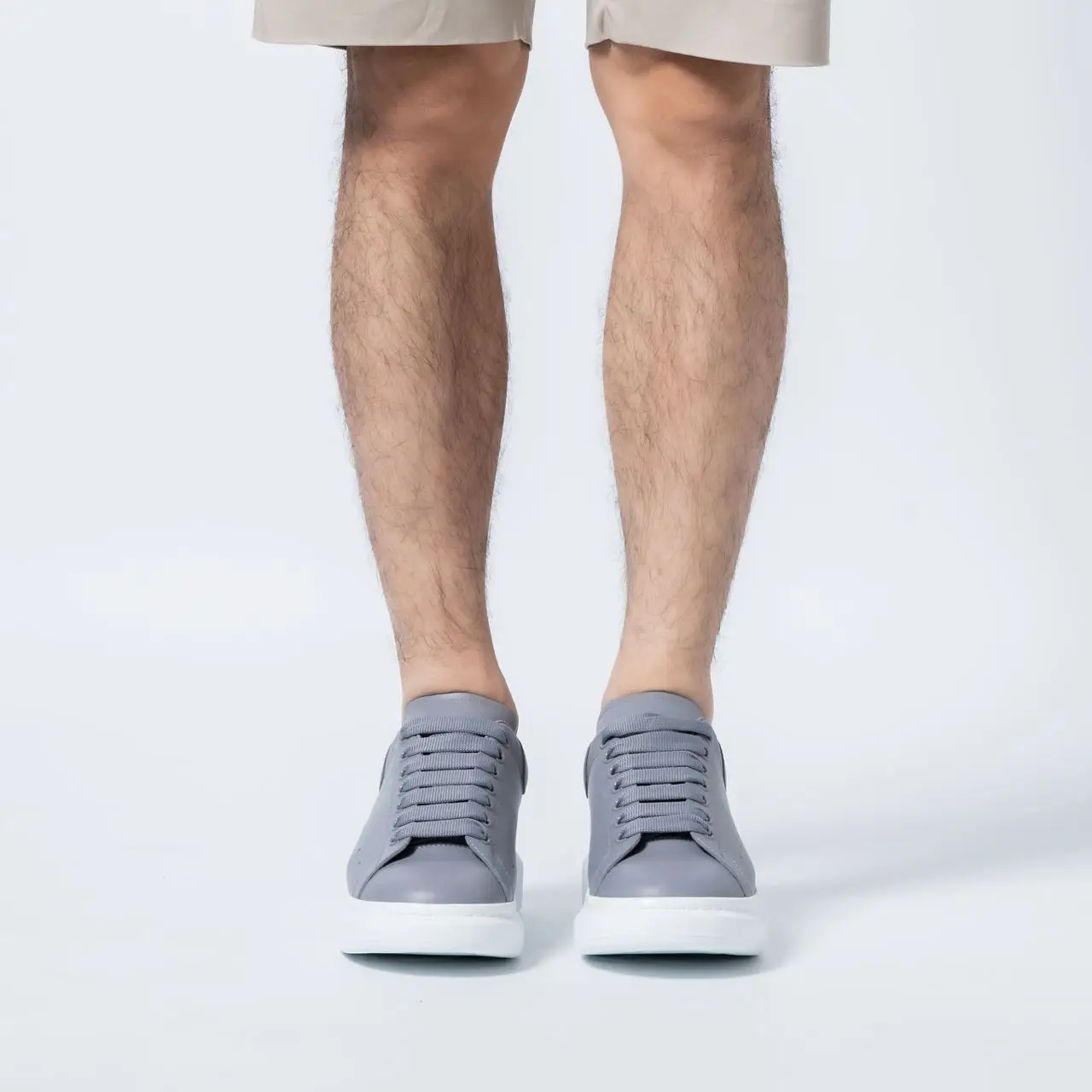 Alexander McQueen Oversized Low Top Sneakers Calfskin