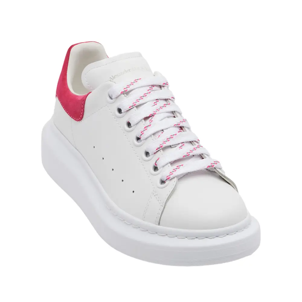 Alexander McQueen Oversized Low Top Sneakers Calf and Suede