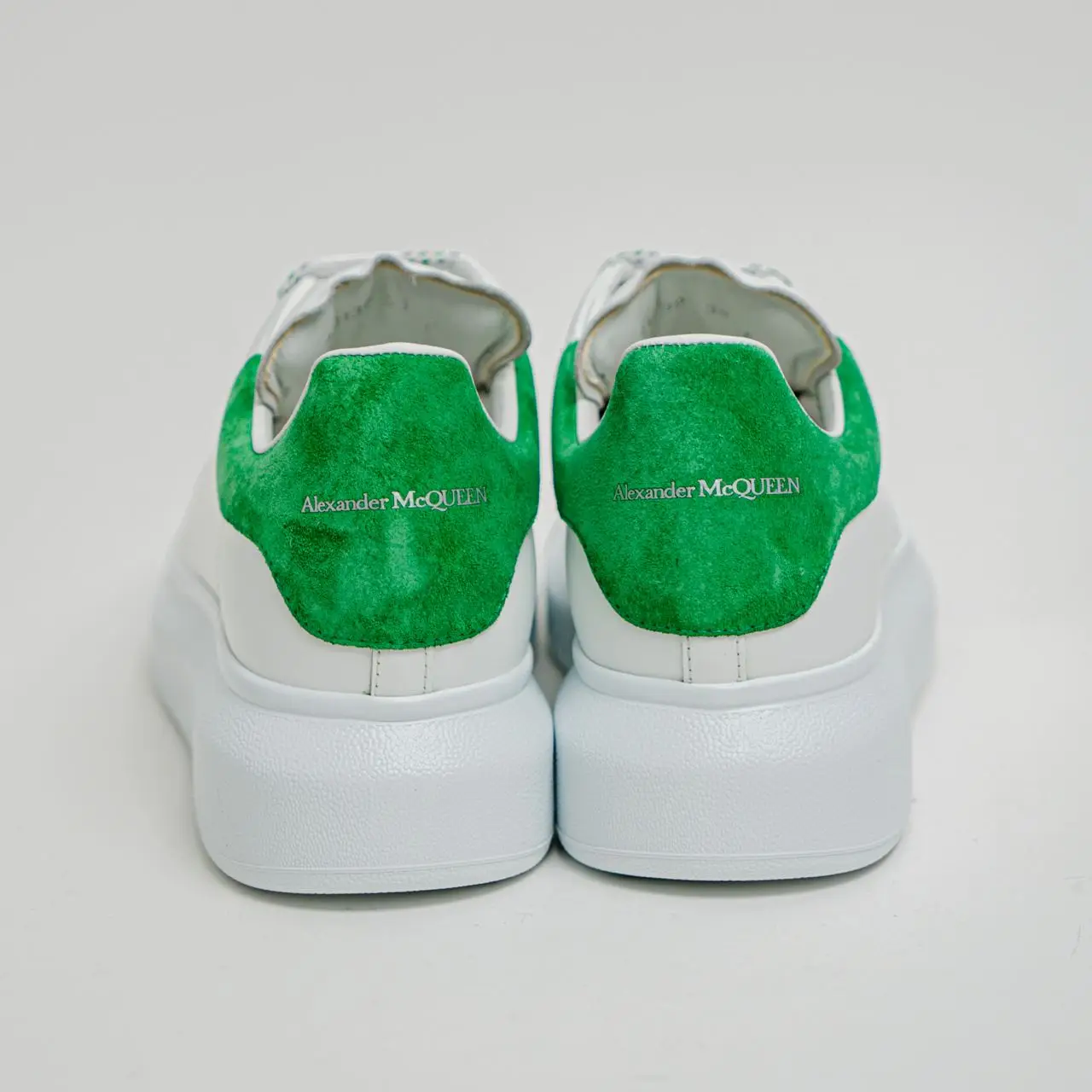 White and green alexander mcqueen sales