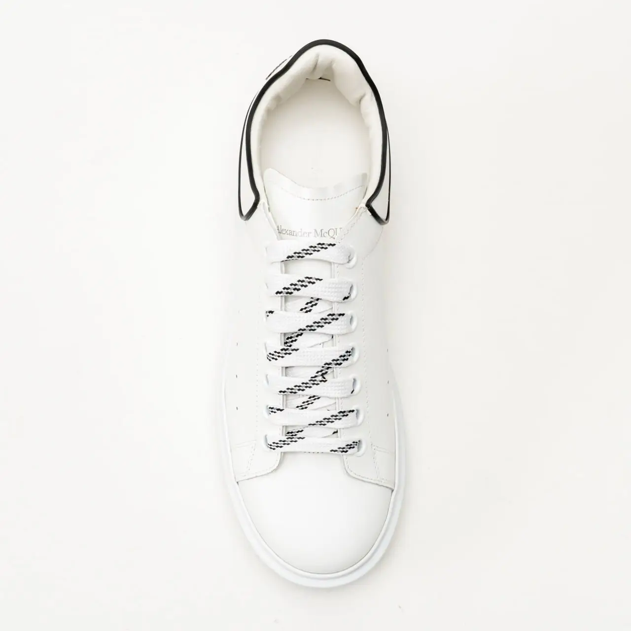 スニーカー Alexander Mcqueen White Leather Sneakers With Contrasting Alexander McQueen Oversized White Leather Sneakers US 13