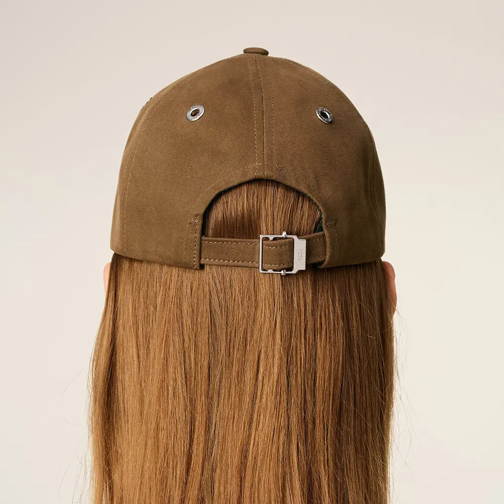 AMI Paris Ami De Coeur Embroidery Cap Hazelnut – voilà.id