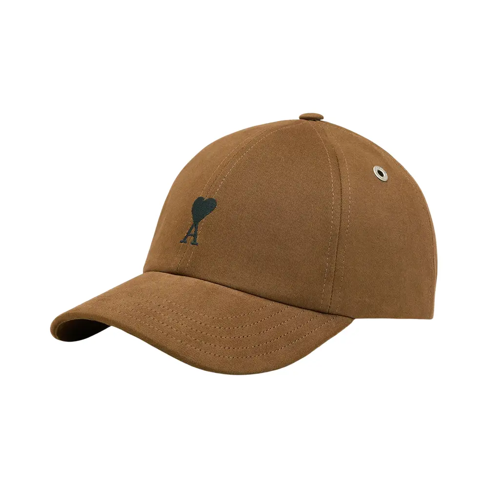 AMI Paris Ami De Coeur Embroidery Cap Hazelnut – voilà.id